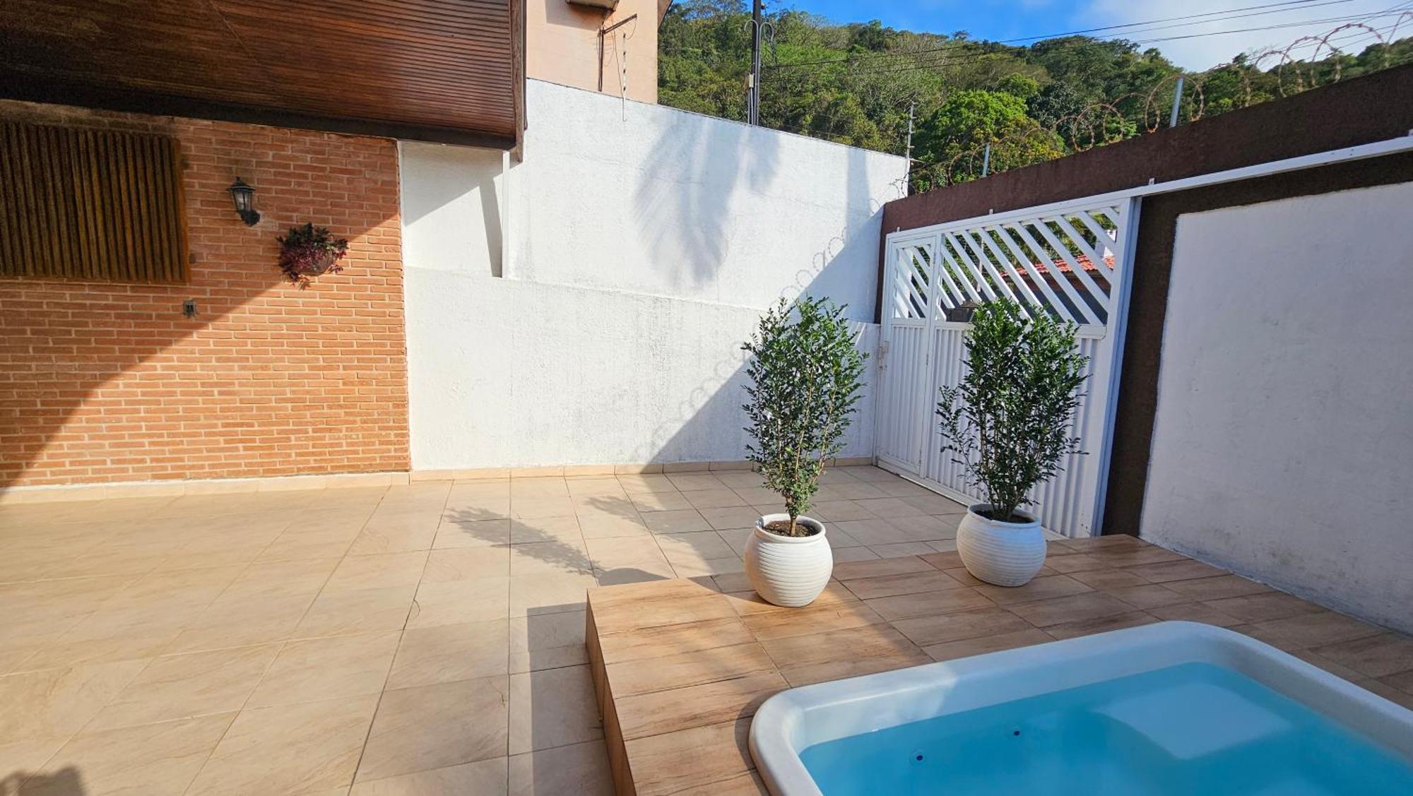 Linda Casa Com Piscina - Praia Do Pernambuco - กัวรูจา ภายนอก รูปภาพ